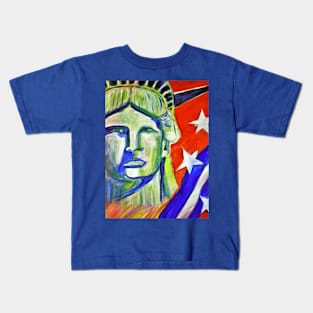 Lady Liberty - Shades of Max Kids T-Shirt